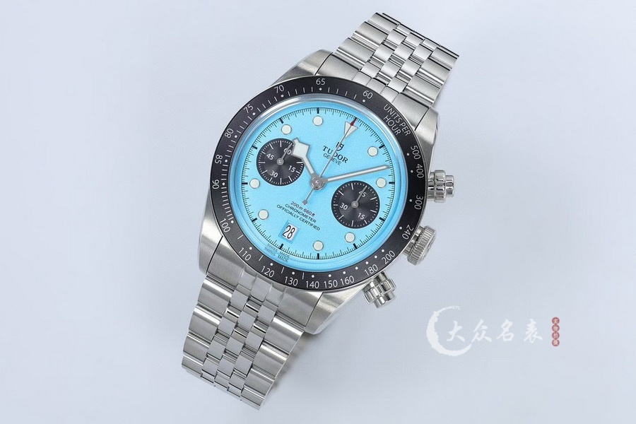 ZF厂帝舵碧湾计时M79360N-0024复刻表火烈鸟（41mm） 第1张