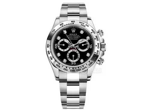 C廠/Clean廠勞力士4130機芯迪通拿黑鋼迪鑲鉆（40mm）