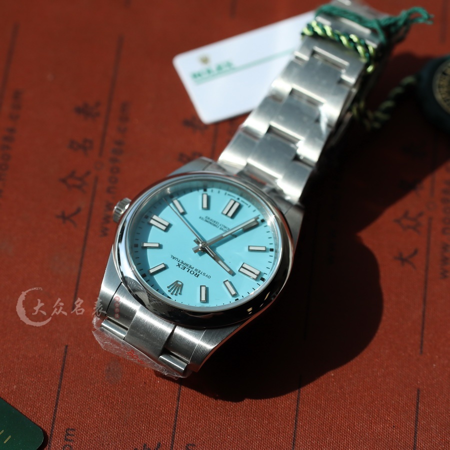 VS廠勞力士恒動m124300-0006復刻表蒂芙尼藍（41mm） 第4张