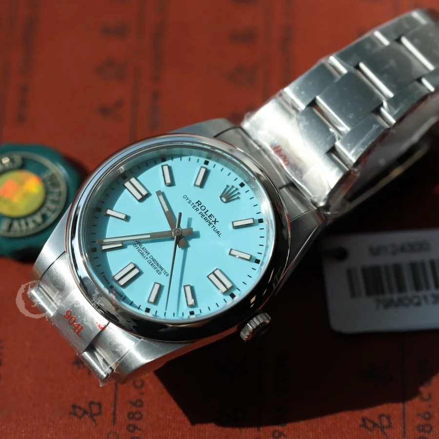 VS廠勞力士恒動m124300-0006復刻表蒂芙尼藍(41mm) 第5张