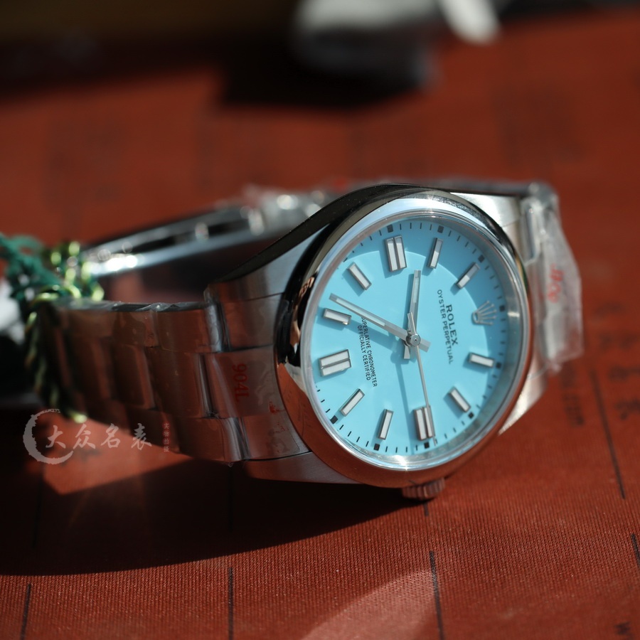 VS廠勞力士恒動m124300-0006復刻表蒂芙尼藍（41mm） 第8张