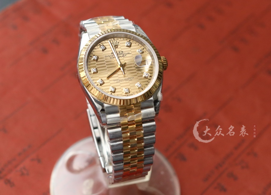 VS廠勞力士日誌間金m126233-0046復刻表銷售（36mm） 第3张