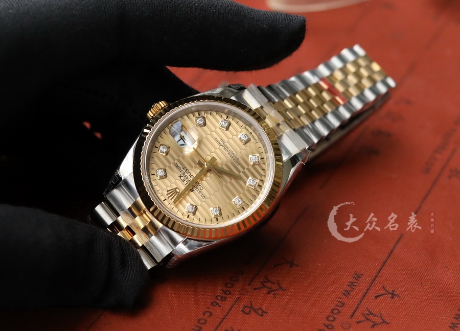 VS廠勞力士日誌間金m126233-0046復刻表銷售（36mm） 第5张