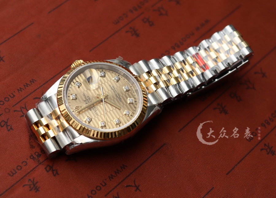 VS廠勞力士日誌間金m126233-0046復刻表銷售（36mm） 第6张