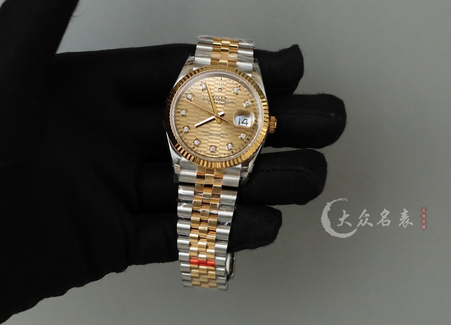 VS廠勞力士日誌間金m126233-0046復刻表銷售（36mm） 第2张