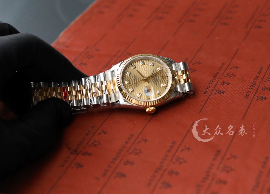 VS廠勞力士日誌間金m126233-0046復刻表銷售（36mm） 第7张