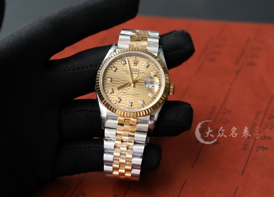 VS廠勞力士日誌間金m126233-0046復刻表銷售（36mm） 第8张