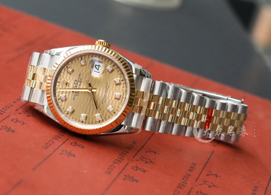 VS廠勞力士日誌間金m126233-0046復刻表銷售（36mm） 第4张