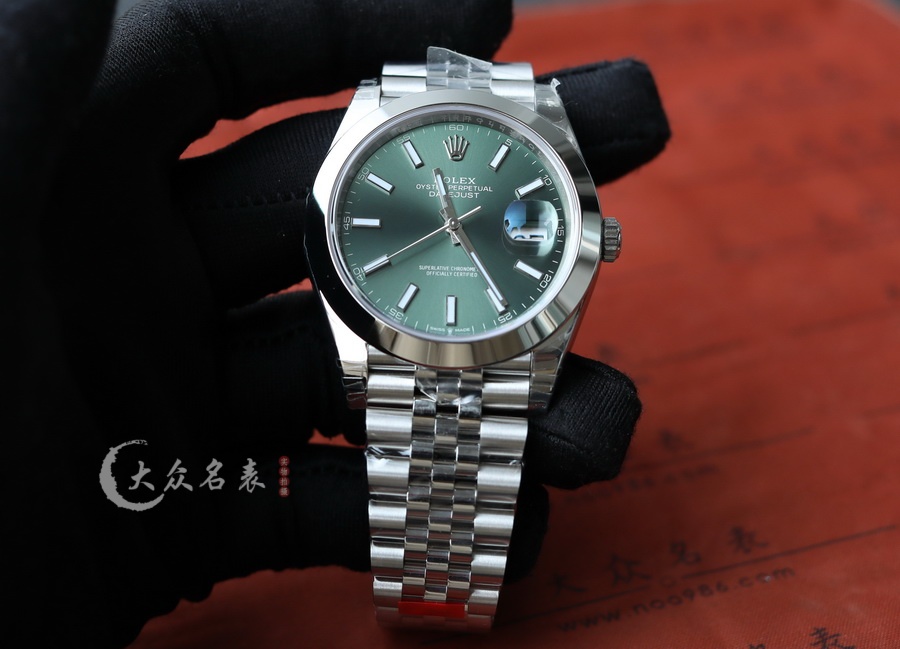 VS廠勞力士日誌薄荷綠m126300-0020光圈復刻表（41mm） 第3张