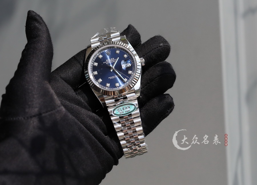 C廠勞力士日誌型鑲鉆藍面m126334-0016復刻表（41mm） 第1张