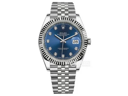 C廠勞力士日誌型鑲鉆藍面m126334-0016復刻表（41mm）