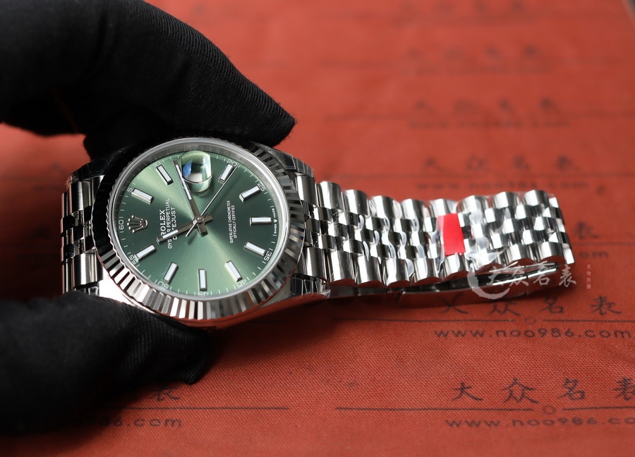 VS廠勞力士日誌型m126334-0028復刻表(薄荷綠)（41mm） 第5张