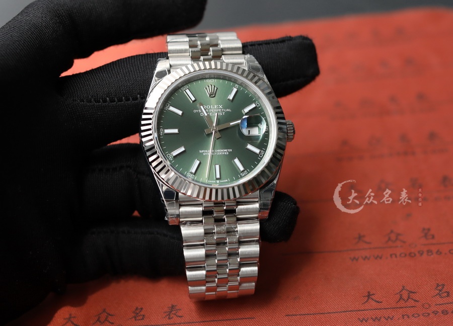 VS廠勞力士日誌型m126334-0028復刻表(薄荷綠)（41mm） 第4张