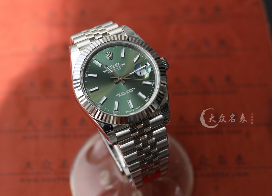 VS廠勞力士日誌型m126334-0028復刻表(薄荷綠)（41mm） 第1张