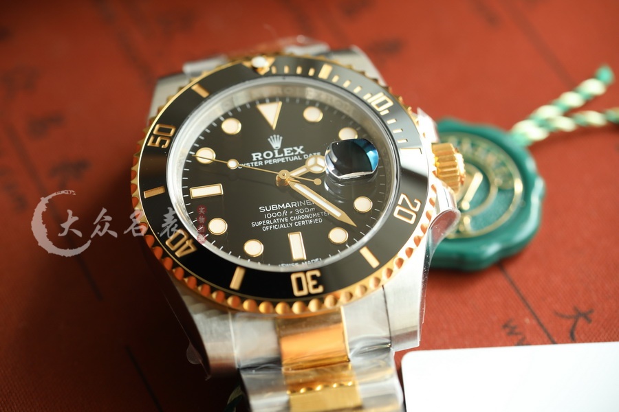 VS廠勞力士間金水鬼m126613ln-0002復刻表銷售（41mm） 第7张