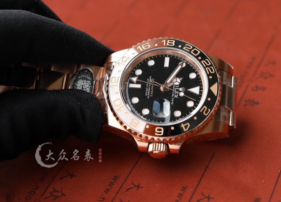 C廠勞力士格林尼治型II全金沙士圈m126715chnr-0001復刻表（40mm） 第9张